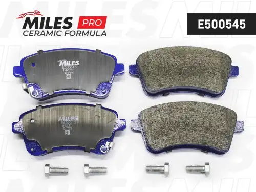 Тормозные колодки дисковые передняя ось MILES E500545