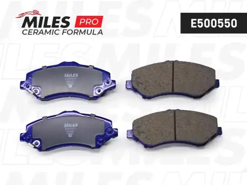 Тормозные колодки дисковые передняя ось MILES E500550