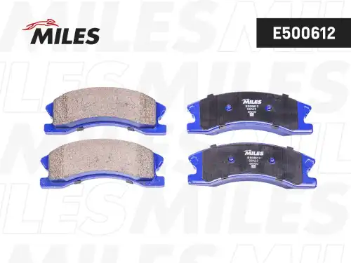 Тормозные колодки дисковые передняя ось MILES E500612