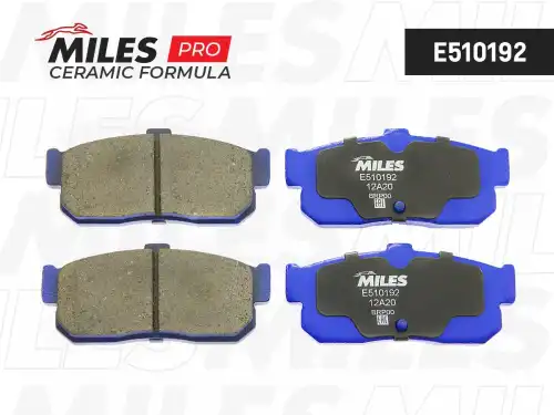 Тормозные колодки дисковые MILES E510192