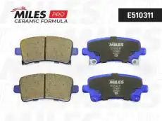 Тормозные колодки дисковые задняя ось MILES E510311
