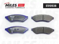 Тормозные колодки дисковые MILES E510538