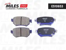 Тормозные колодки дисковые MILES E510653