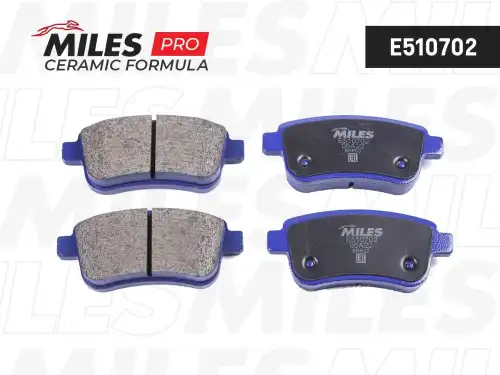 Тормозные колодки дисковые MILES E510702