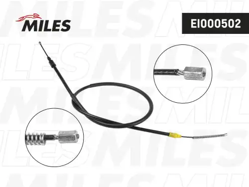 Трос ручного тормоза MILES EI000502