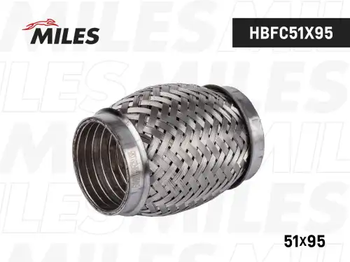 Гофра глушителя MILES HBFC51X95 L= d=