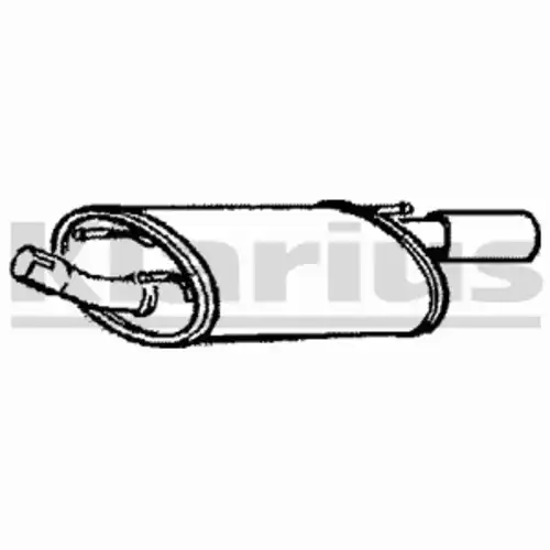 глушитель задняя часть Ford 220669 KLARIUS