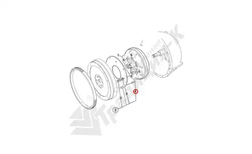 Болт JCB 82611605 DELTAPARTS