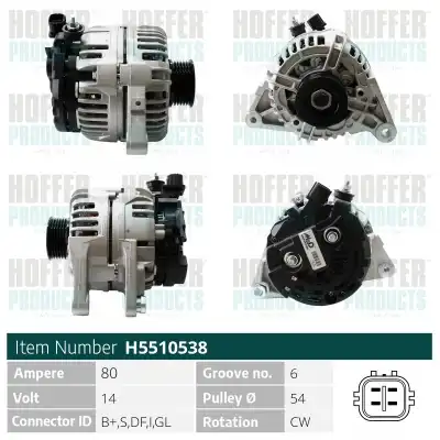 Генератор HOFFER H5510538