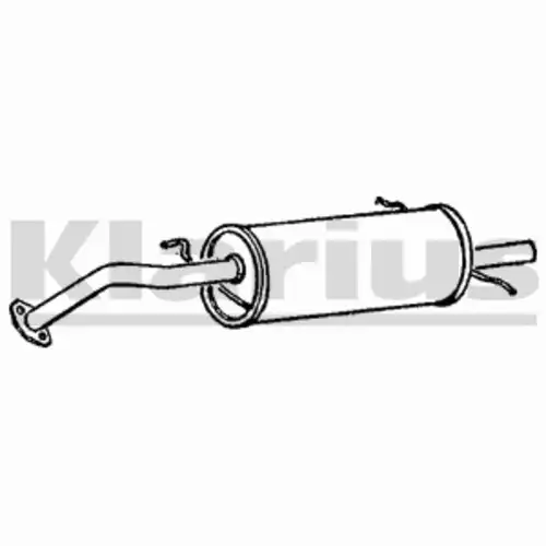 глушитель задняя часть Maz 220152 KLARIUS