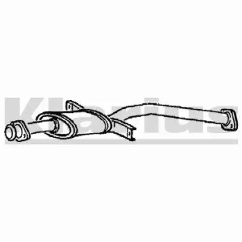 глушитель средняя часть Mits 220029 KLARIUS