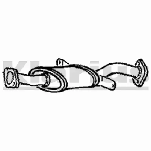 глушитель задняя часть Mits 210564 KLARIUS