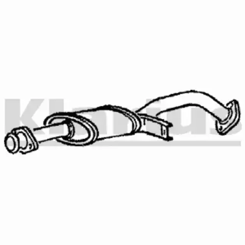 глушитель средняя часть Mits 210024 KLARIUS