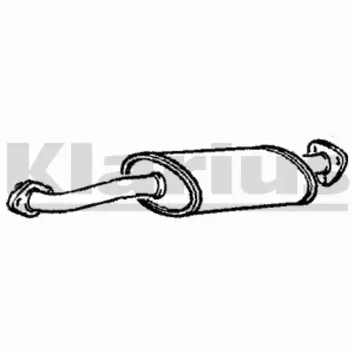 глушитель передняя часть Opel 210241 KLARIUS