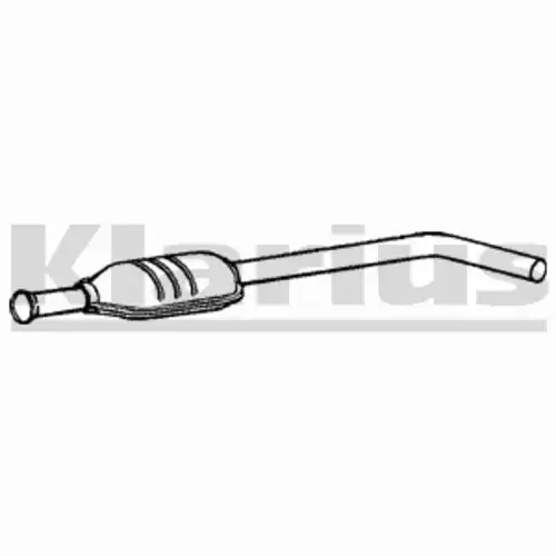 глушитель передняя часть Ren 220662 KLARIUS