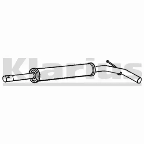 глушитель средняя часть VW 210894 KLARIUS