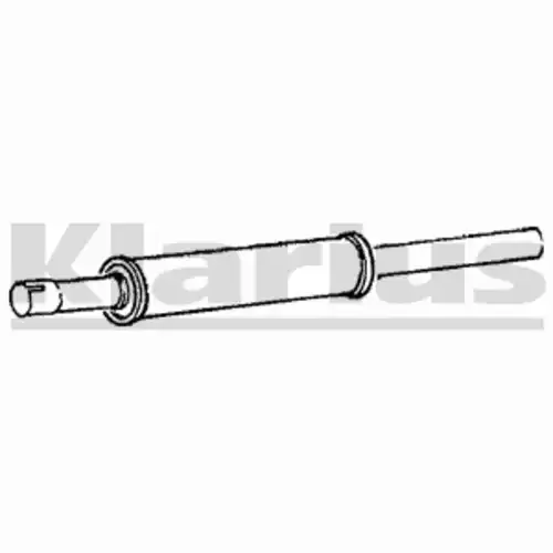 глушитель средняя часть VW 210282 KLARIUS