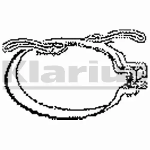 кронштейн глушителя 430235 KLARIUS
