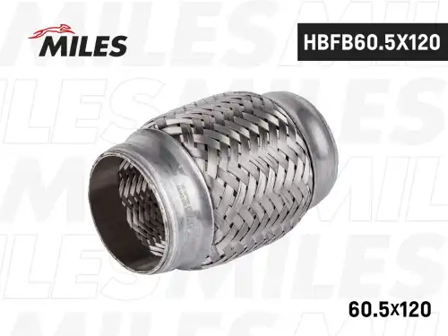 Гофра глушителя MILES HBFB60.5X120 L= d=