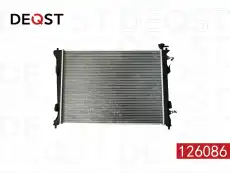 Радиатор системы охлаждения двигателя DEQST 126086
