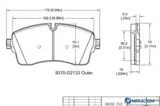 Тормозные колодки дисковые POWERSTOP 17-6013