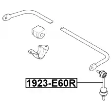 Тяга стабилизатора FEBEST 1923-E60R