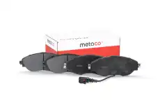 Тормозные колодки дисковые METACO 3000632