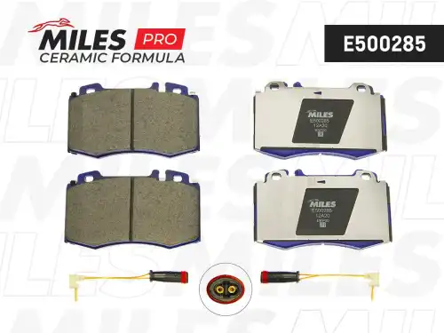 Тормозные колодки дисковые передняя ось MILES E500285