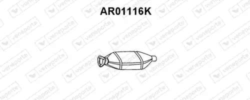 катализатор глушителя AR AR01116K VENEPORTE