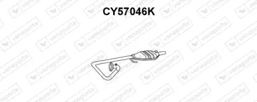 катализатор глушителя Jeep CY57046K VENEPORTE