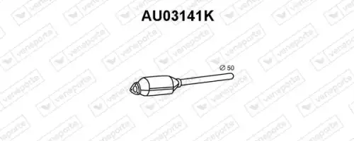 катализатор глушителя Audi AU03141K VENEPORTE