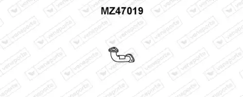 Гофра глушителя VENEPORTE MZ47019 L= d=
