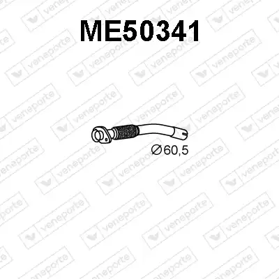 Гофра глушителя VENEPORTE ME50341 L= d=