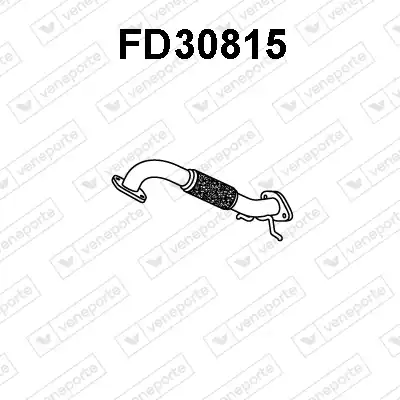 Гофра глушителя VENEPORTE FD30815 L= d=