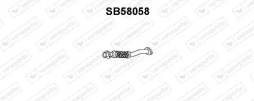 Гофра глушителя VENEPORTE SB58058 L= d=