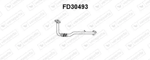 труба глушителя приемная Ford FD30493 VENEPORTE