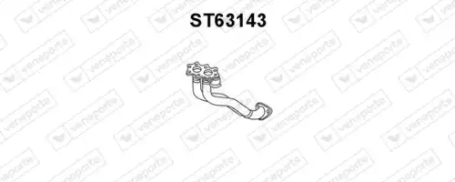 труба глушителя приемная VW ST63143 VENEPORTE