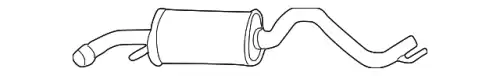 Глушитель JZW253409M VAG
