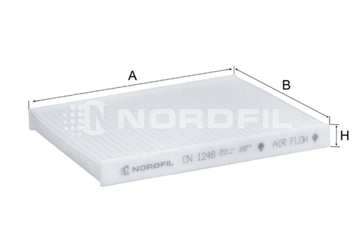 Салонный фильтр NORDFIL CN1248