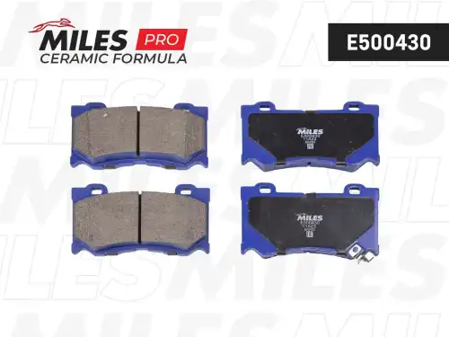 Тормозные колодки дисковые передняя ось MILES E500430