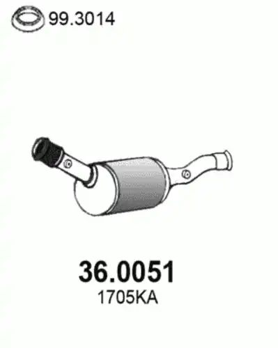  КАТАЛИЗАТОР (360051) ASSO