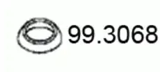 Кольцо глушителя 99.3068 ASSO