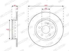Тормозной диск FERODO DDF2665VC-1