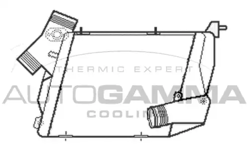 Интеркулер AUTOGAMMA 103764