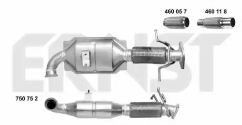 Рулевой наконечник ERNST 750752