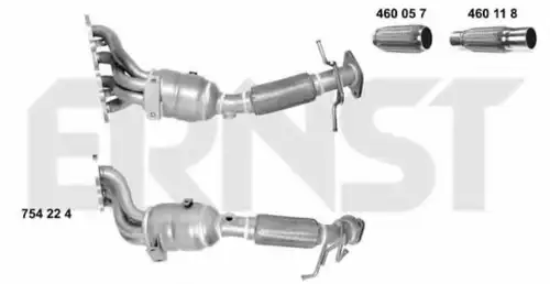 Рулевая тяга ERNST 754224