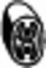 крепление глушителя!\ Renault R21/Espace 2.0-2.1TD <96 255-971 BOSAL