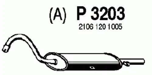 Рулевая тяга FENNO P3203