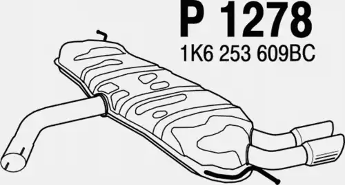 Рулевая тяга FENNO P1278