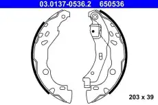 Тормозные колодки барабанные ATE 03.0137-0536.2